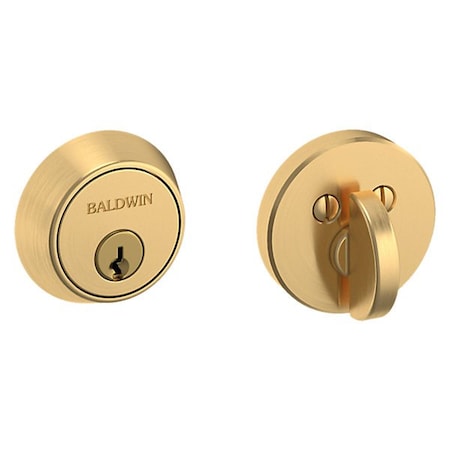 Baldwin Estate Lifetime Satin Brass Deadbolts 8041.044